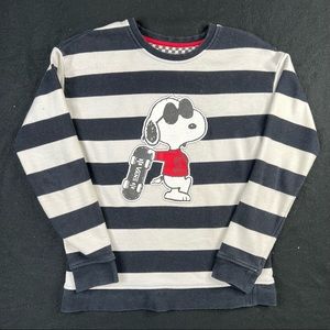 Peanuts Snoopy x Vans Skateboard Sweatshirt Sz M